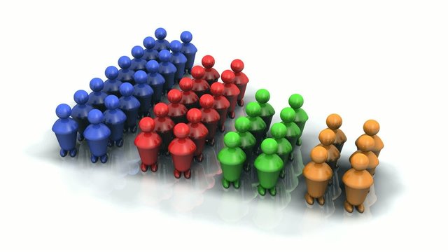 Animation proportion election 3D