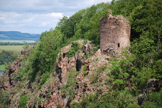old ruin Sec castle