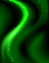 Green abstract patterns