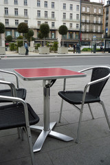 terrasse sur rue