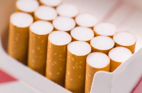 Zigaretten in Schachtel