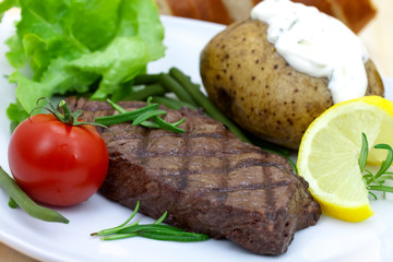 Rumpsteak(Roastbeef) - gegrillt