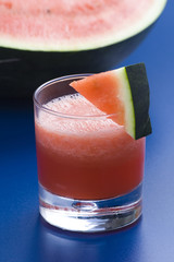 refreshing cold watermelon juice