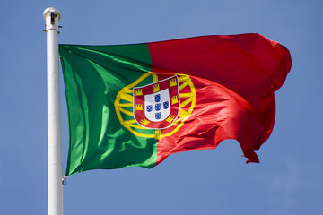 Naklejka na ściany i meble Flaga Portugalii