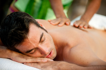 Fototapeta na wymiar Male Massage