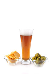 beer glass with snake