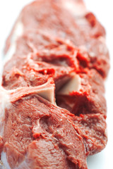 raw beef closeup