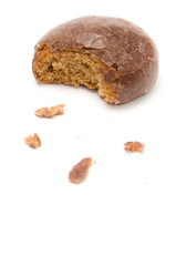 Single cocoa honey biscuit