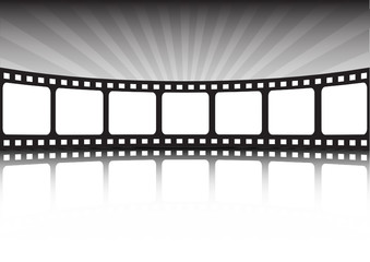 Retro cinema banner