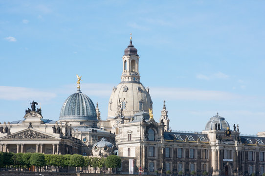 Br&uuml;hlsche Terasse in Dresden, Sachsen, Deutschland