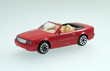 Obraz na płótnie Canvas Red toy car