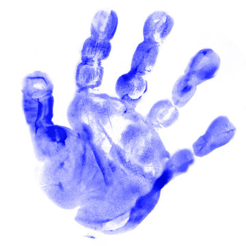 baby right handprint