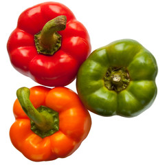 Three sweet peppers