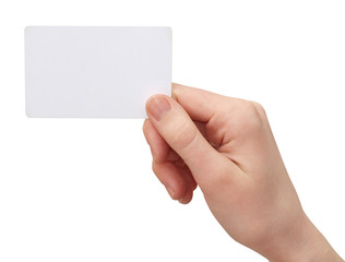 Cash card in your hand