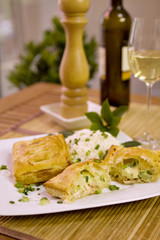 Lachs im Blätterteig