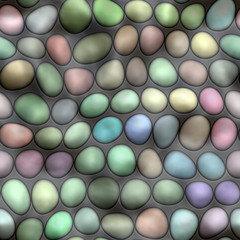 colored pebbles