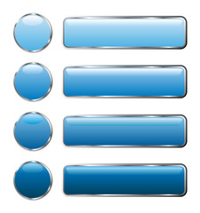 blue web buttons
