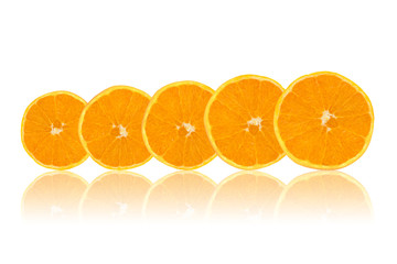 Orange fruit slices