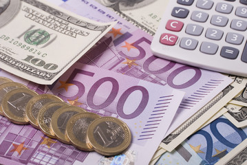 Money and calculator