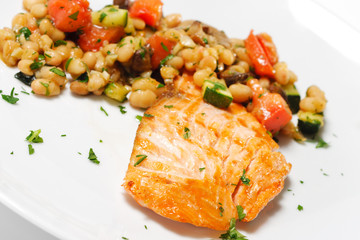 Salmon with Vegetables