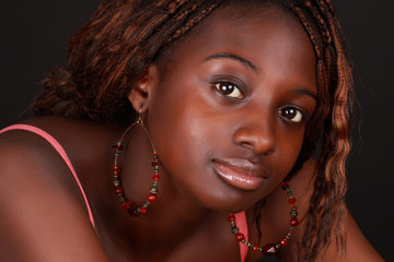 Fototapeta premium beautiful african girl