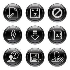 Black button for icon 2