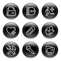 Black button for icon 11