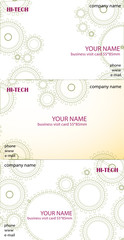 abstract business visit card design. vector