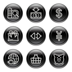 Black button for icon 24