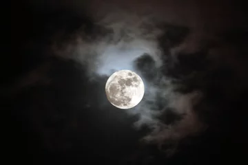 Rolgordijnen Full moon © Zacarias da Mata