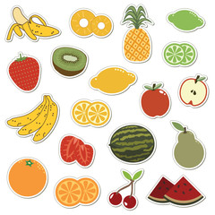 fruit stickers
