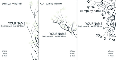 abstract business visit card design. vector