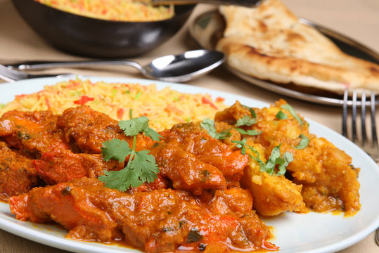 Indian Chicken Vindaloo Curry
