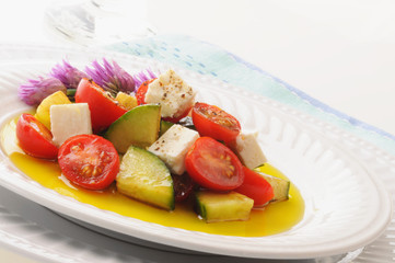 Tomato and Cucumber salad