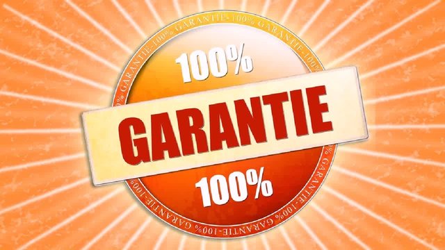 100% garantie