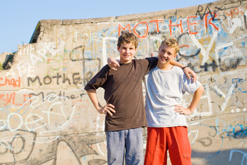 boys at the skatepark