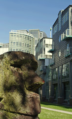 views of Hamburg-Moai Angelito-Germany