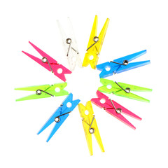 Color a clothespin
