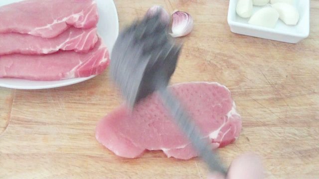 Fleisch klopfen