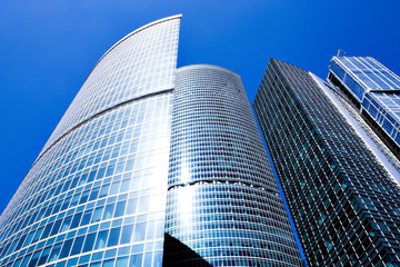 Fototapeta na wymiar New skyscrapers business center