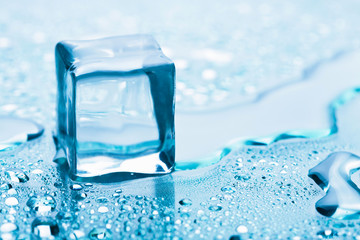 melting ice cube