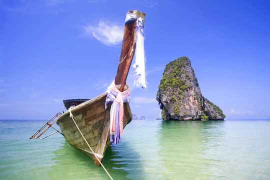 Longtail boat at Krabi, Thailand