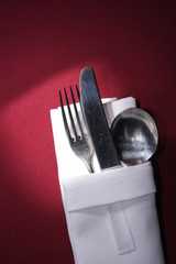 Photograph of restaurant tools high angle