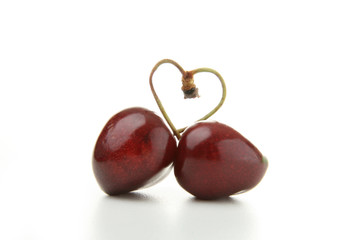 cerises en forme de coeur