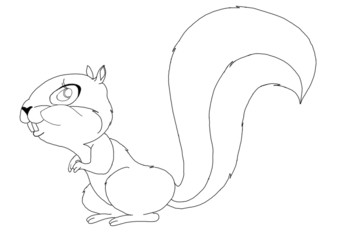 Cartoon Eichhörnchen