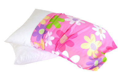 Pillow case. Clipping path.