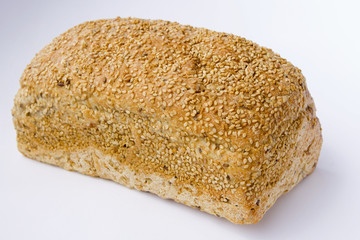 Bread on white.