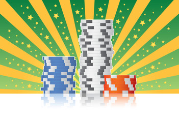 Obraz premium Poker chips