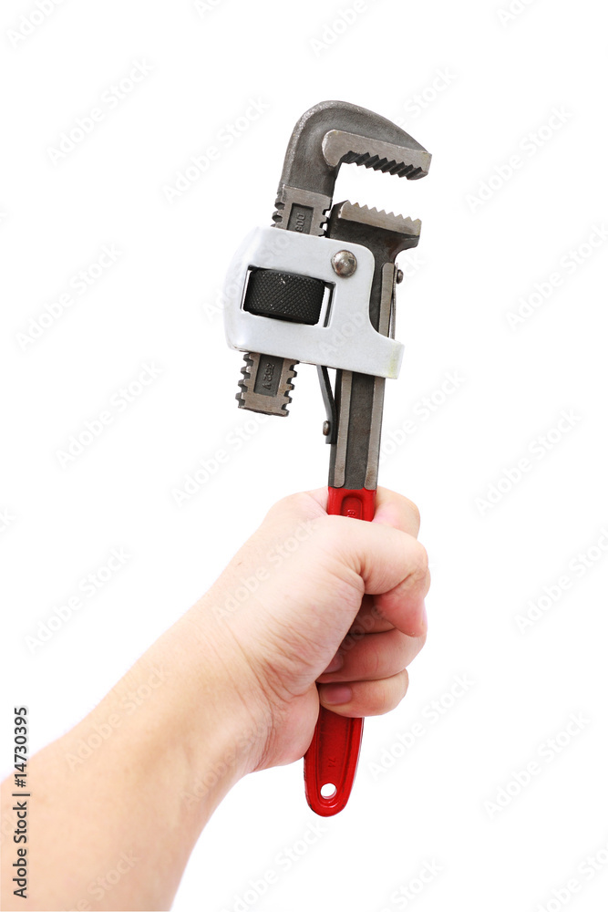 Wall mural Pipe Wrench