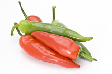 red and green peperoni